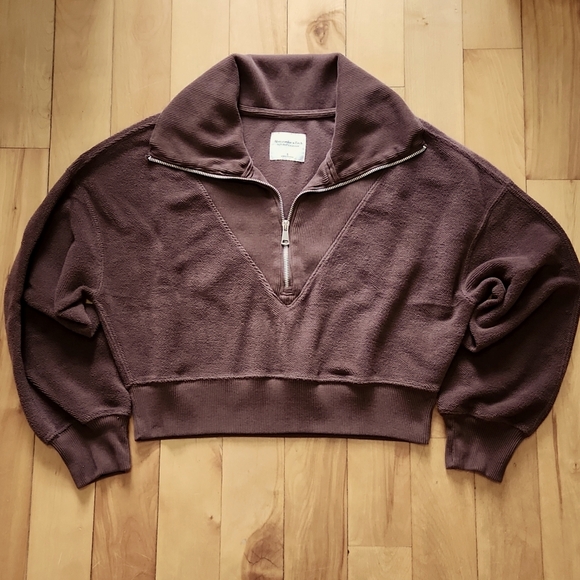 Abercrombie & Fitch Tops - Abercrombie Soft AF Half Zip Sweatshirt - S